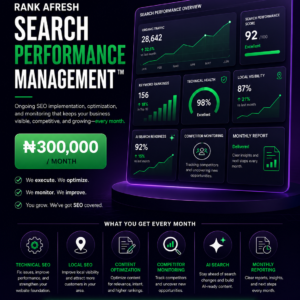 Search Performance Management